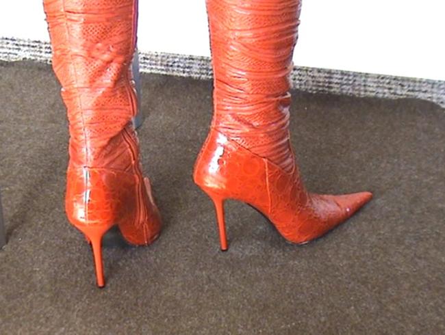 11cm Rote Stiefel