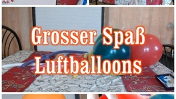 grosser Spaß – Luftballoons