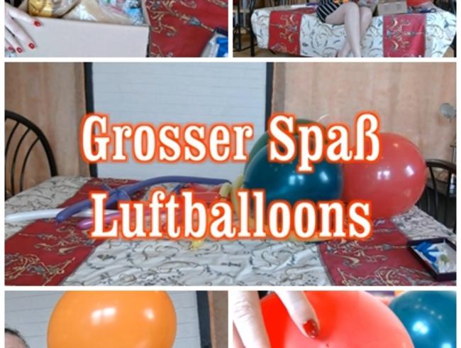 grosser Spaß – Luftballoons