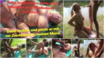 Geiler Jungschwanz fickte mich öffentlich an einem Badesee! Full Movie