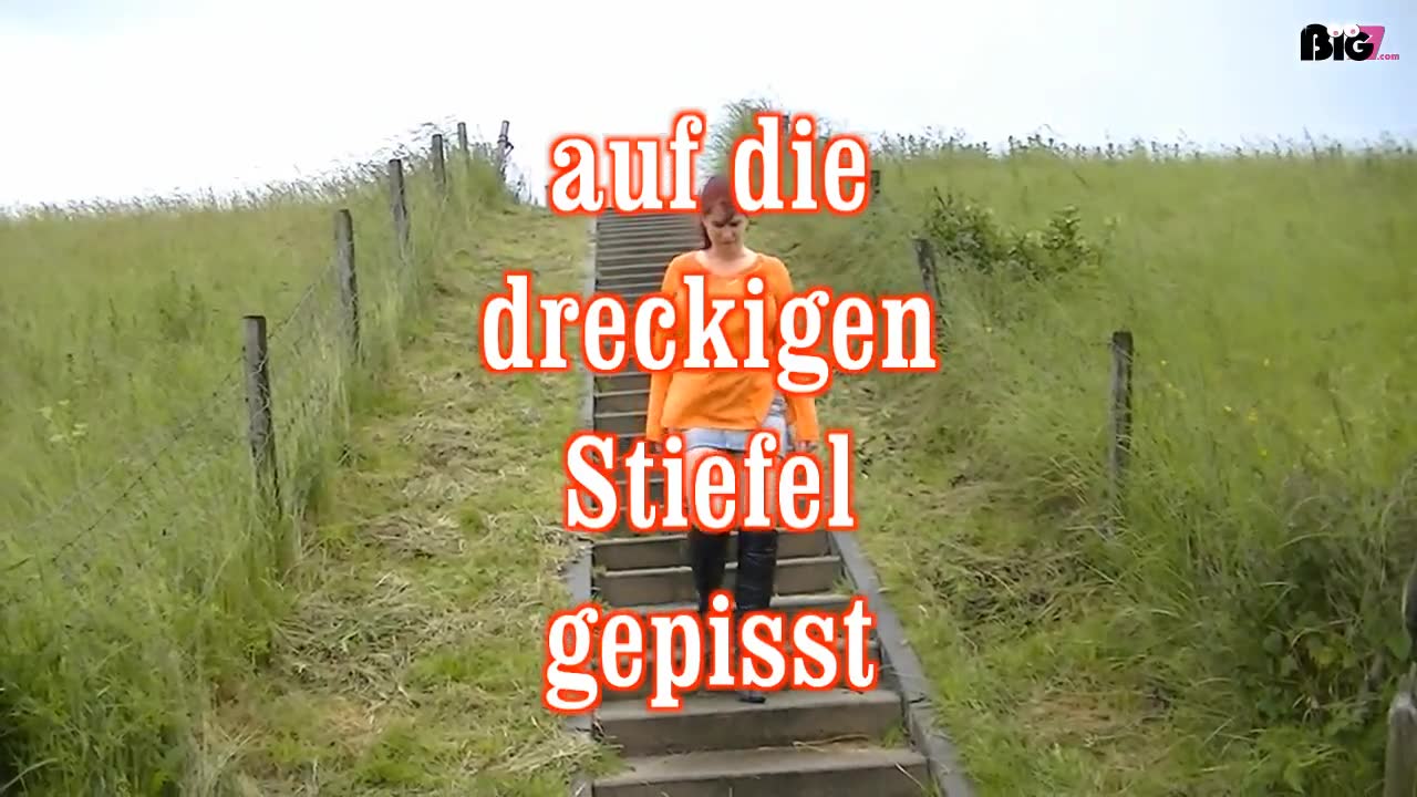 auf die dreckigen Stiefel gepisst