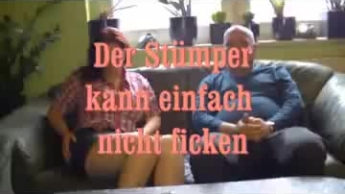 der Stümper kann einfach nicht ficken