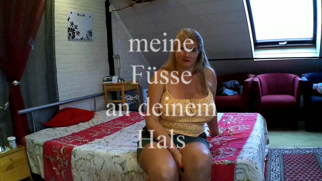 meine Füße auf deinem Hals